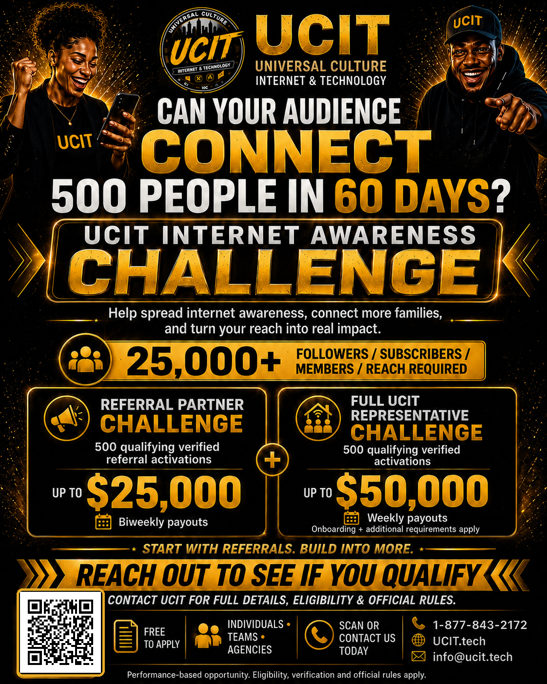 UCIT Internet Awareness Challenge promotional flyer